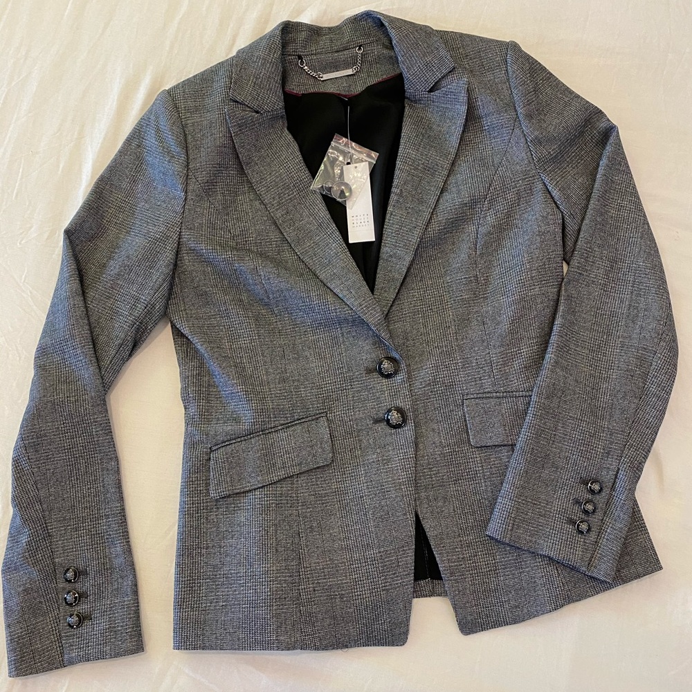 Plaid blazer new